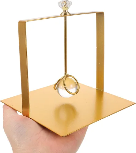 Vista 4 de SHERCHPRY Metal Napkin Holder Stand for Dining Table, Decorative Rustic Napkin Dispenser with Weight, Indoor Paper Tissue Holder for Kitchen and