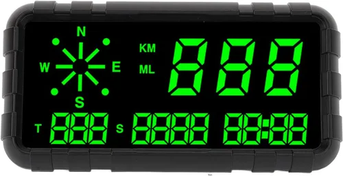 Pantalla HUD para automóvil, velocímetro GPS universal con advertencia de sobrevelocidad, alarma de conducción de fatiga, ojos de pantalla digital