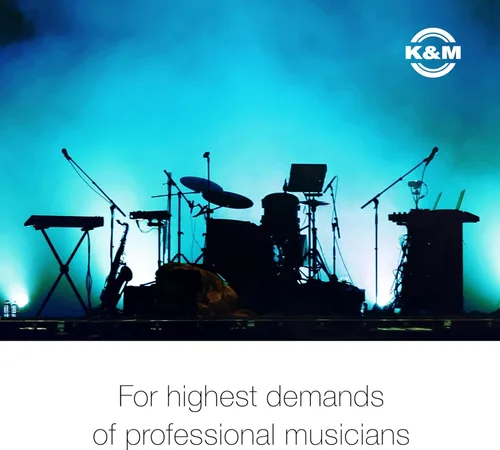 Vista 6 de K&M König & Meyer 12247.000.555 - Lámpara LED FlexLight modelo T 8 LED FlexLight Lámpara brillante ajustable Clip a soporte/mesa/bandejas/libros