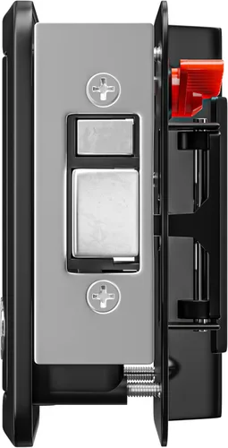 Vista 5 de Cerradura de puerta de entrada para remolque de viaje RV Cerrojo polar de paleta negra