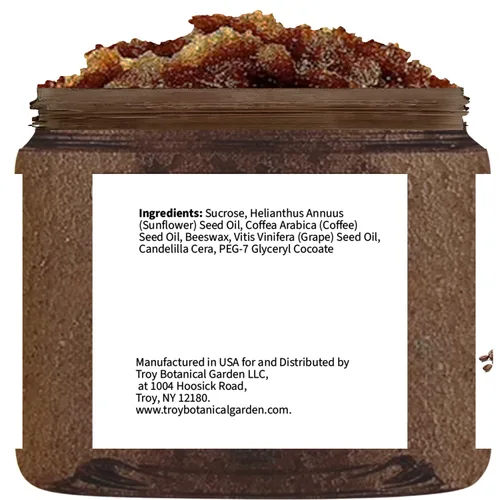 Vista 2 de Exfoliante corporal y pies de café arábica con azúcar morena + 10 onzas