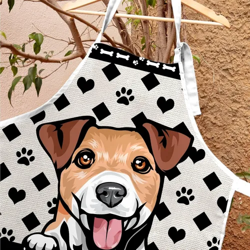 Vista 6 de Delantal de lunares para perro personalizado Lindo perro Rhodesian Ridgeback, RHODESIAN RIDGEBACK