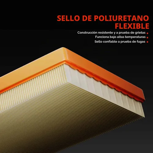 Vista 5 de A-Premium Filtro de aire de motor compatible con Dodge & Mercedes-Benz y Freightliner Sprinter 2500,3500, 2007-2022, panel flexible, repuesto #