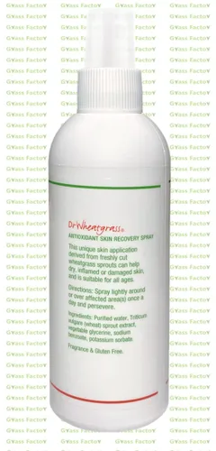 Vista 3 de Dr Wheatgrass Spray de recuperación de la piel 5.8fl.oz (5.9 fl oz)