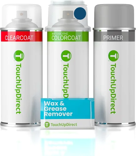 Vista 370 de TouchUpDirect QAK - Aerosol de pintura de retoque de color blanco sólido compatible con Nissan Exact Match - Kit esencial