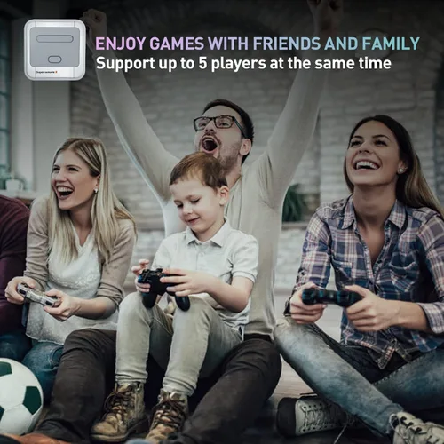 Vista 6 de Kinhank Super Console X 256GB, Retro Game Console Built-in 117,000+ Games, Video Game Console Systems for 1080P720P Output, 2 Wireless Controllers