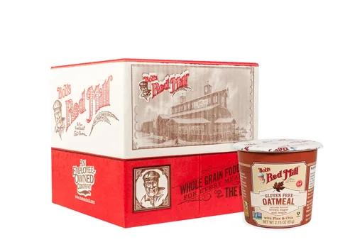 Vista 6 de Bob's Red Mill Taza de avena sin gluten, canela de manzana, 2.36 oz, 8