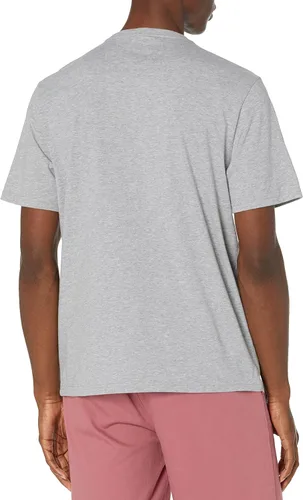 Vista 3 de Tienda Essentials - Paquete de 2 camisetas de corte clásico de mangas cortas y cuello redondo, con bolsillos, para hombres.
