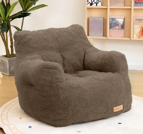 Vista 12 de Puf con relleno, sofá puff con relleno suave acolchado, sofá esponjoso y perezoso, cómodas y acogedoras sillas de puf con espuma viscoelástica