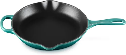 Vista 11 de Le Creuset Sartén de Hierro Fundido Esmaltado Signature con Mango de Hierro, 6.33", Cerise