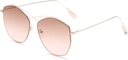 Gafas de sol redondas de metal para hombres y mujeres, tiro callejero, vacaciones al aire libre (color F, tamaño mediano)