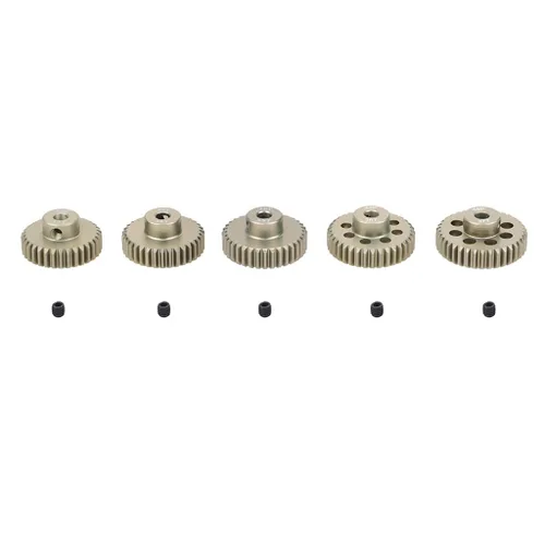 Vista 8 de KingVal Repuesto de 5 piezas 48DP 0.125 in 26T 27T 28T 29T 30T de aluminio de piñón de engranaje combinado compatible con motor sin escobillas