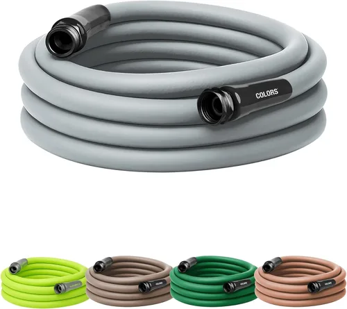 Vista 24 de Flexzilla - Manguera de jardín de 5/8 pulgadas x 100 pies, manguera de agua ligera para todo tipo de clima, resistente y flexible, conexiones sin