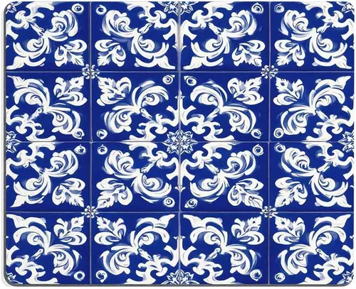 Vista 27 de Mugod Tapete para mouse para mujer, diseño de arte de tribu afrocéntrica, con base de goma antideslizante, para computadora, laptop, juegos, A01