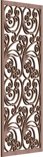 Vista 121 de Ekena Millwork WALW10X25X0250MALBI Marilla Paneles de pared decorativos de madera con calado, 9 3/8 pulgadas de ancho x 24 3/8 pulgadas de alto