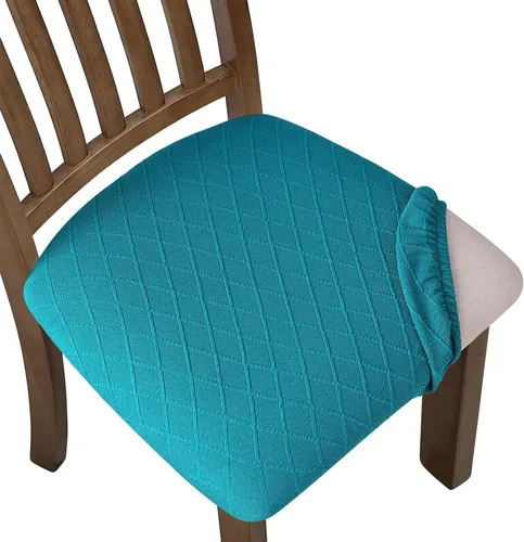 Vista 18 de Fuloon Fundas elásticas para asiento de silla, 2 PCS, extraíbles y lavables, fundas para sillas de comedor, antipolvo, fundas deslizantes de cojín