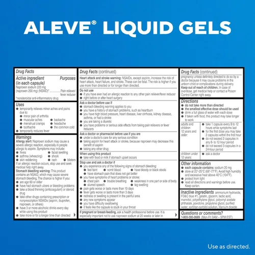 Vista 6 de aleve Liquid Gel, BY-278, 1, 1