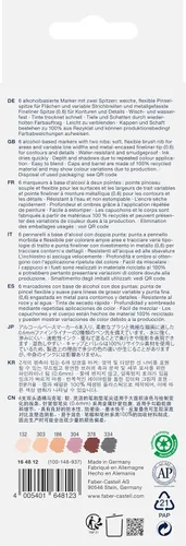 Vista 8 de Faber-Castell Goldfaber Sketch - Marcadores de doble punta - Retrato, juego de 6