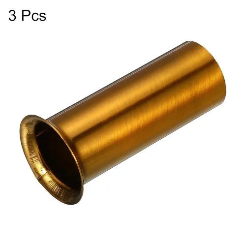 Vista 3 de MECCANIXITY Fundas para candelabros de 3.1 pulgadas de alto, fundas de metal para candelabros, se adaptan a la mayoría de candelabros, bronce Bronce