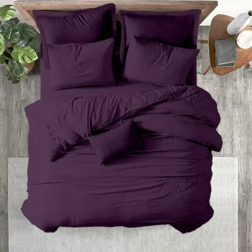 Vista 13 de Kotton Culture 1 funda de edredón de tamaño individual, 100% algodón egipcio, 1000 hilos, calidad hotelera, suave, transpirable, funda de edredón