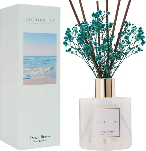 Vista 33 de Cocorrína Difusor de varillas – Difusor perfumado de vainilla cálida con 8 varillas, difusor de varillas de fragancia para el hogar para decoración