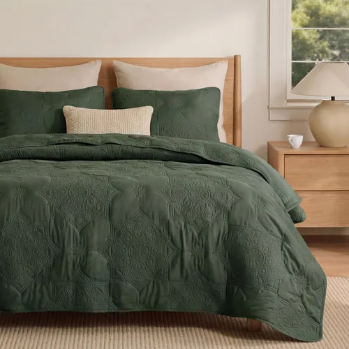 Vista 21 de Bedsure Edredón individual – Ropa de cama ultrasuave individual XL para decoración de dormitorio, edredón ligero para todas las estaciones, colcha