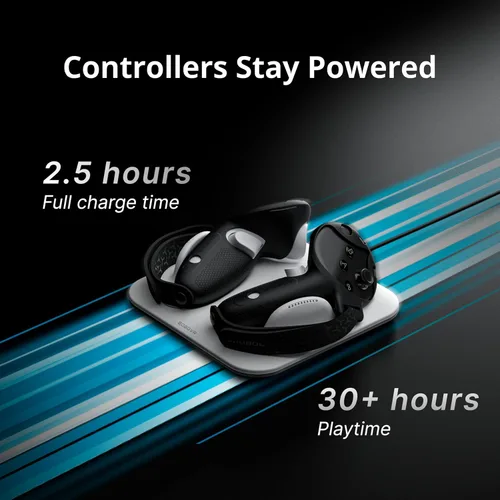 Vista 3 de BOBOVR CD3 Controlador Combo de Carga Inalámbrica, Soporte de Carga con Empuñadura G3, Compatible con Controlador Quest 3/3S