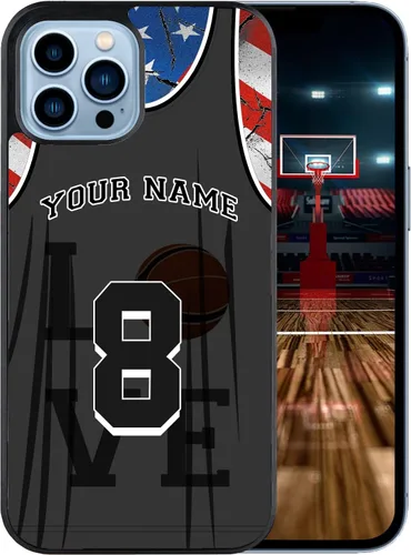 Custom Basketball Jersey Design Your Own Personalized Name and Number Rubber Cover Phone case for Samsung S22 S21 S20 ULTRA/ S21 FE/S20 FE/S10