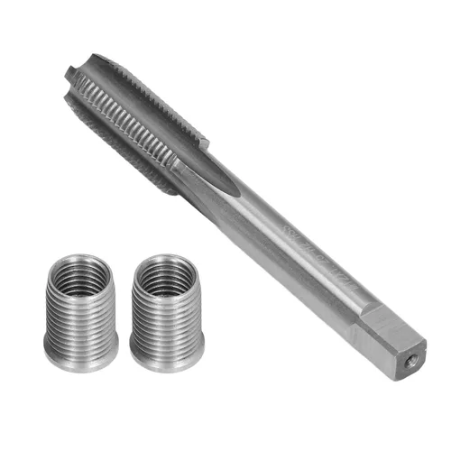 Vista 8 de Kit de reparación de rosca de bujía M10x1.25 M12x1.25 acero inoxidable para reparación de motor, perno de grifo, accesorio de hardware automotriz