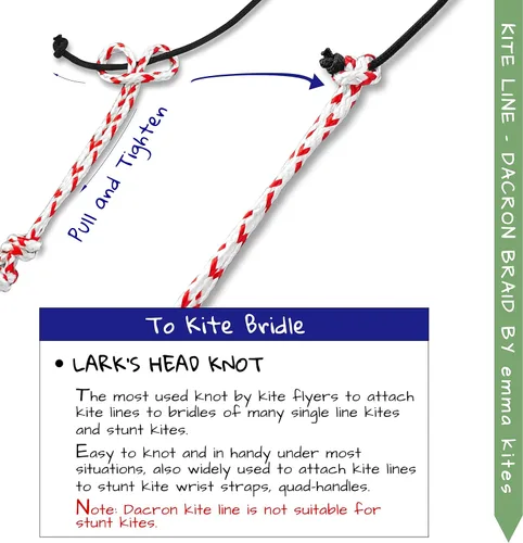 Vista 3 de emma kites 50Lbs 1000Ft Trenzado Dacron Poliéster Cuerda Carrete Línea Línea Masón