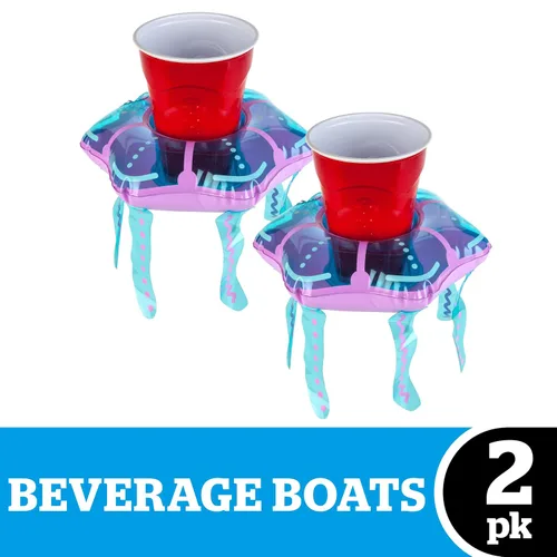 BigMouth Inc Inflatable Drink Holder for Pool, Floating Cup Holder for Hot Tub & Water, Fun Outdoor Beverage Float