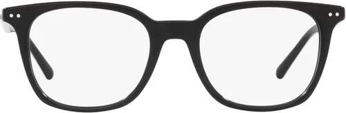 Polo Ralph Lauren PH2256 - Marcos cuadrados para lentes recetados para hombre, color negro brillantelente demo, 2.087in, Negro brillante