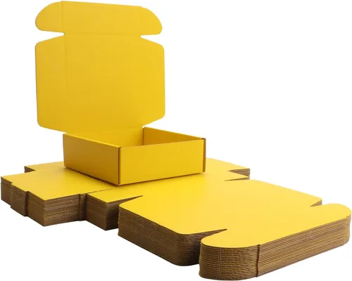 Vista 7 de Cajas de embalaje de envío pequeñas negras KAXILU 20 piezas Cajas de envío L6xW6xH2 pulgadas Adecuadas para embalaje de comercio electrónico