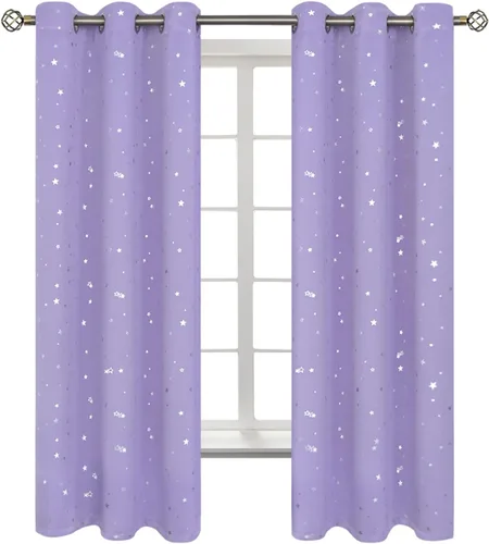 Vista 228 de BGment Cortinas cortas para ventanas, cortinas opacas pequeñas de 45 pulgadas para dormitorio, cortinas de oscurecimiento de habitación