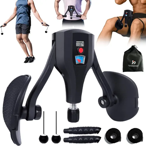 Entrenador de muslos Pro de 0 a 132 libras de resistencia ajustable, ejercitador Kegel interior del muslo y suelo pélvico con asas de entrenamiento