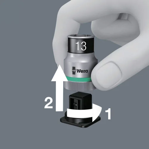Vista 3 de Wera 05003882001 Correa 3 Torx Hf Bitnuss/Set Torx con función de sujeción