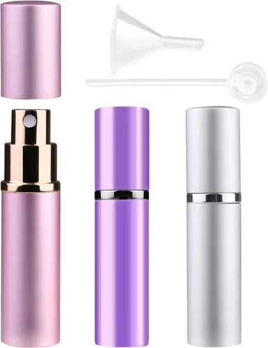 Vista 9 de Botella de perfume de viaje recargable, mini pulverizador atomizador para hombres de colonia, botella de repuesto de perfume de tamaño de viaje