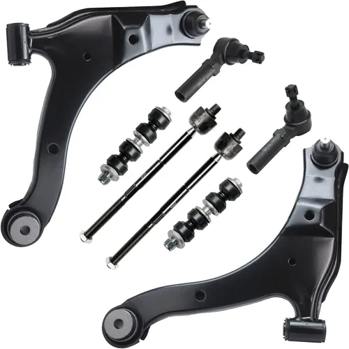 Vista 43 de Detroit Axle - Kit de 8 piezas para Chevy GMC Silverado Sierra Suburban 1500 Yukon Cadillac Escalade 2 brazos de control superior, 2 barras