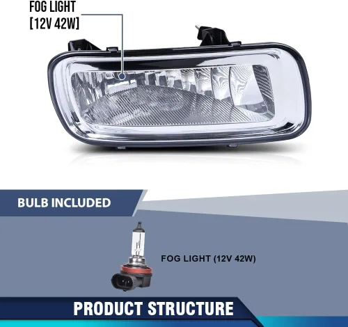 Vista 2 de PIT66 Luces antiniebla para parachoques delantero, compatibles con Ford F150 2004 2005 2006/Compatible con Lincoln Mark LT 2006, montaje de lámpara