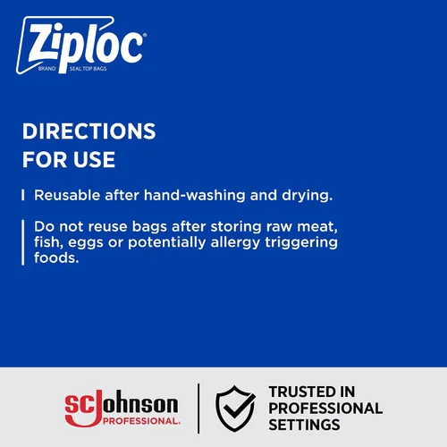 Vista 7 de SC Johnson Professional Ziploc - Bolsas de almacenamiento pequeñas a granel, 12 cajas x 108 bolsas, 1296 bolsas en total
