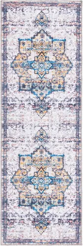 Vista 214 de Rugs.com Francesca Collection - Alfombra lavable de tejido plano, 2 x 3 pies, color blanco sal marina, perfecta para entradas, cocinas, rincones