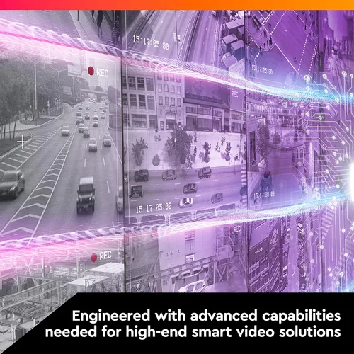 Vista 4 de Western Digital - Disco duro interno WD Purple Pro Surveillance de 14 TB, SATA 6 Gb/s, caché de 512 MB, 3.5 pulgadas, WD141PURP