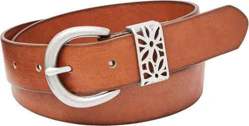 Relic by Fossil Cinturón de PVC perforado floral para mujer