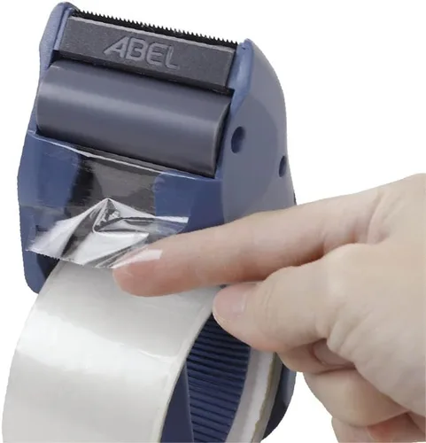 Vista 2 de ABEL EVO Dispensador de cinta de embalaje, azul oscuro, pistola de cinta ergonómica de 2 pulgadas de ancho para cajas de embalaje, envío de cajas