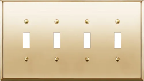 Vista 17 de LIDER Placa de Pared de Metal para Interruptor de Luz de Palanca, Cubierta de Interruptor de Acero Inoxidable, Resistente a la Corrosión