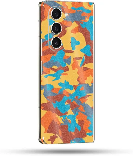 Vista 29 de MightySkins Skin compatible con Samsung Galaxy Z Fold 5 - Puppy Fall Funda protectora de vinilo duradera y única Fácil de aplicar, quitar