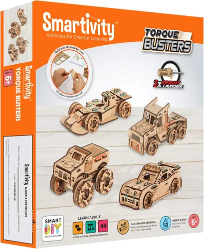 Vista 10 de Smartivity Chain Reaction Engineering, Kit de construcción de juguetes de aprendizaje STEM para niños de 8 años en adelante