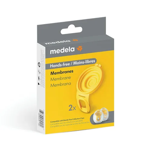Vista 2 de Medela Membranas para copas de colección manos libres, paquete de 2