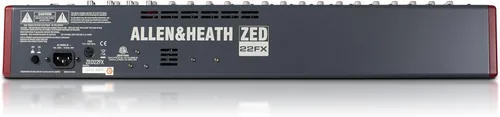 Vista 3 de Allen & Heath ZED-22FX - Mezclador de 22 canales de calidad para giras con efectos a bordo y USB I/O (AH-ZED-22FX)