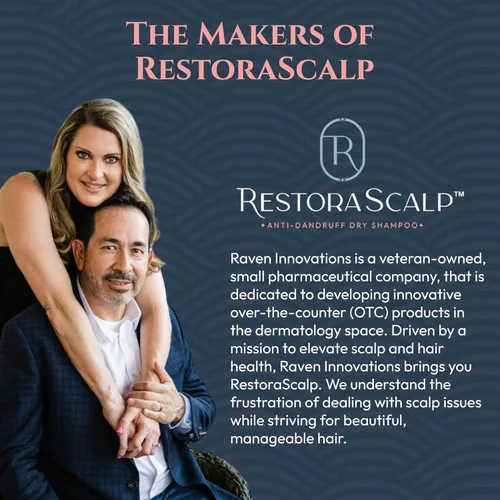 Vista 9 de Champú seco medicado para la caspa, la dermatitis seborreica y el tratamiento de la psoriasis Raíces oscuras